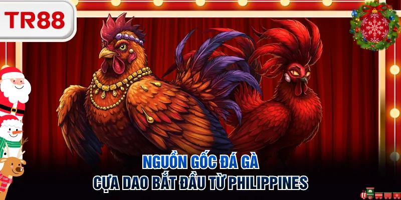 Nguồn gốc đá gà cựa dao bắt đầu từ Philippines